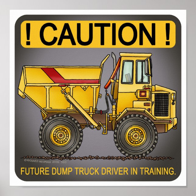 Poster du conducteur de camion Big Dump Future Imp (Devant)