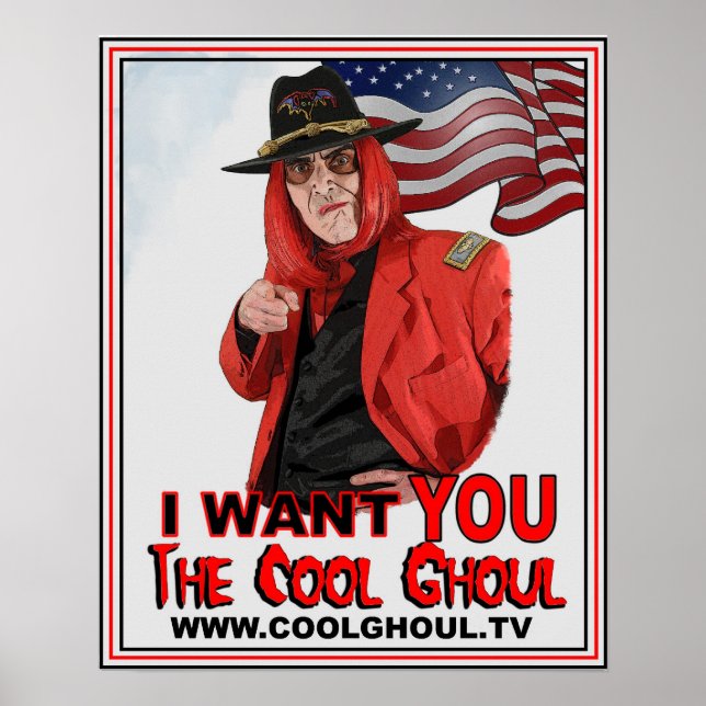 Poster du cool Ghoul 16" x 20" (Devant)