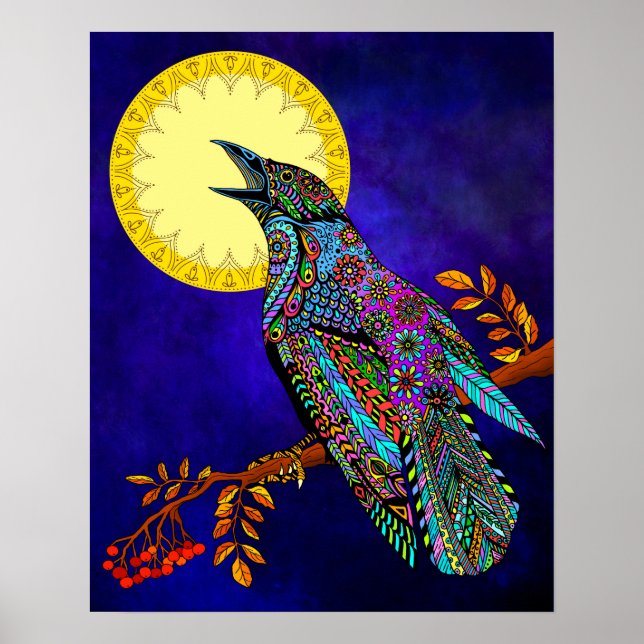 Poster du Corbeau électrique (Devant)