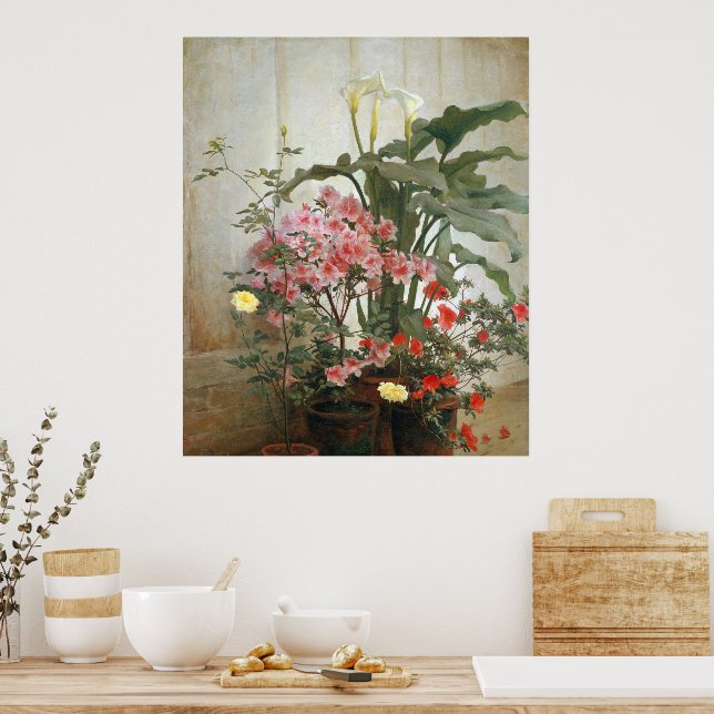 Poster du côté d'une serre 1870-80 (Cuisine)