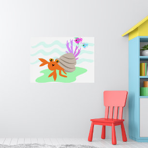 Poster du crabe Hermite