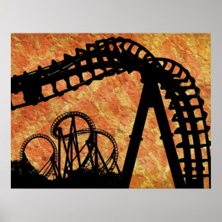 Poster du Dessous de verre à rouleaux "Vertigo Art