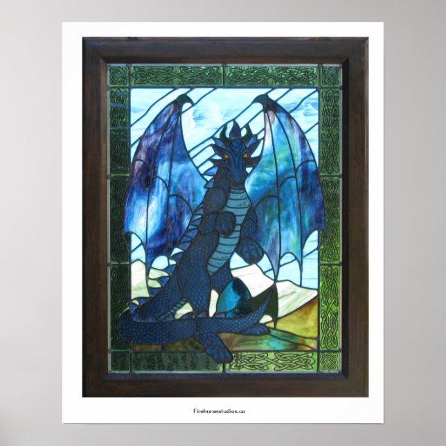 Poster du Dragon Bleu (Devant)