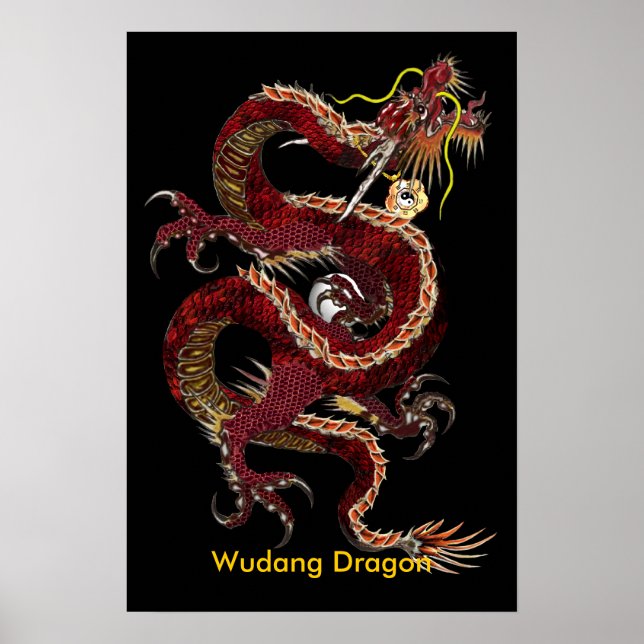 Poster du dragon de Wudang - Customisé (Devant)