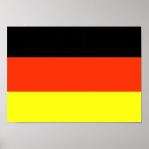 Poster du drapeau allemand