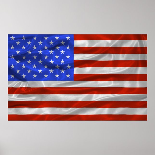 Poster du drapeau américain (Devant)