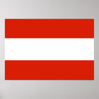 Poster du drapeau autrichien