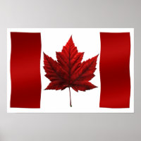 Poster du drapeau du Canada Drapeau du Canada Souv