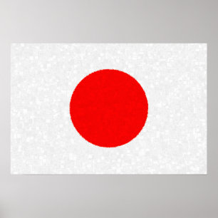 Poster du DRAPEAU JAPON