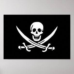 Poster du drapeau pirate