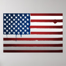 Poster du drapeau Urbain USA
