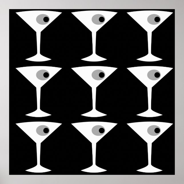 Poster du film Noir Un autre Martini (Devant)