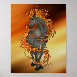 Poster du Fire Horse (16x20)