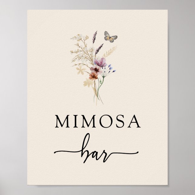 Poster du Fleur sauvage du bar Mimosa (Devant)