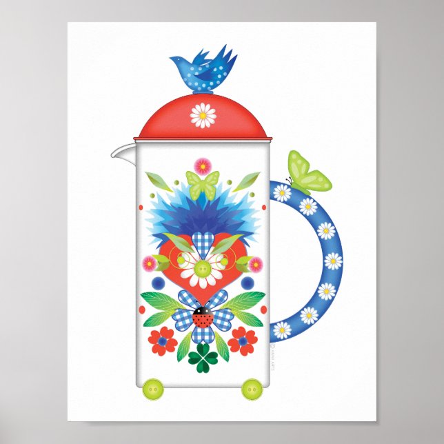 Poster du FolkFest Cafetiere (Devant)