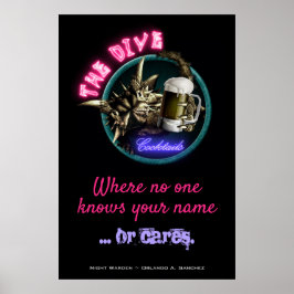 Poster du gardien de nuit - The Dive (Design #1)