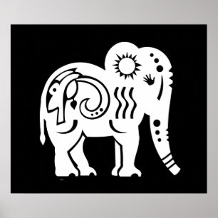 Poster du géant sacré (blanc)