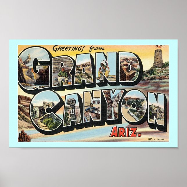 Poster du Grand Canyon (Devant)