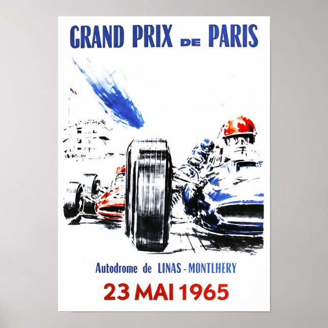 Poster du Grand Prix de Paris 1965 (Devant)