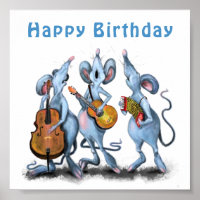 Poster du groupe musical Mouse Joyeux anniversaire