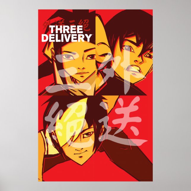 Poster du groupe Three Delivery™ (Devant)