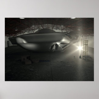 Poster du hangar Roswell UFO