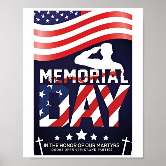 Poster du héros du Memorial Day (Devant)