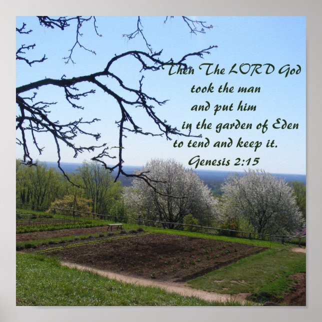 Poster du jardin (Devant)