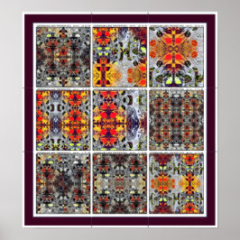 Poster du jardin du pavot