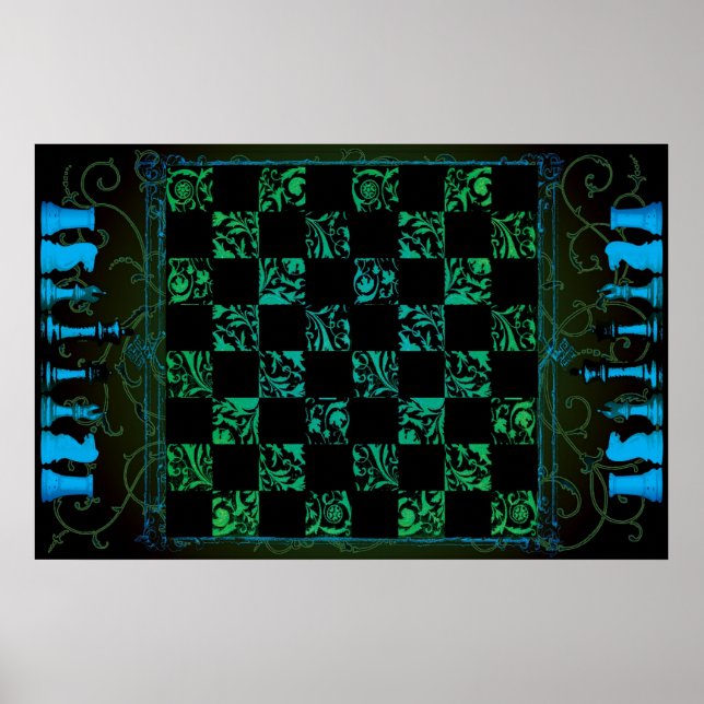 Poster du jeu d'échecs I (Devant)