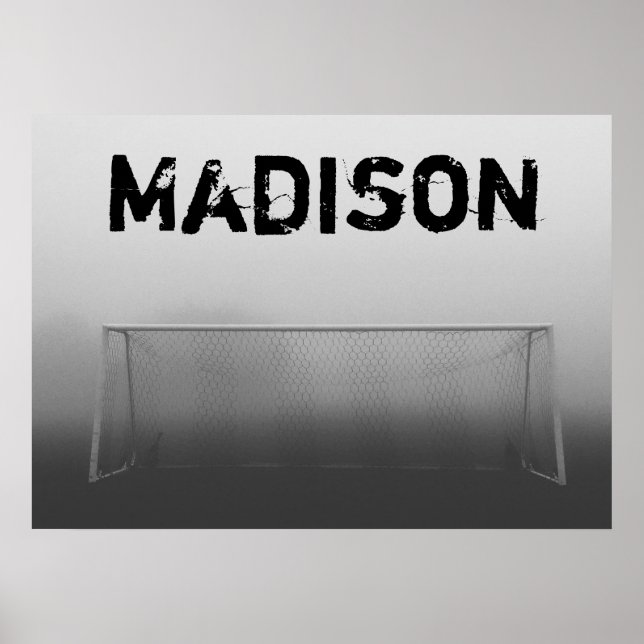 Poster du joueur de football personnalisé (footbal (Devant)