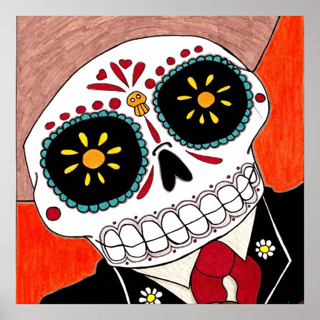 Poster du Jour de la Mariachi morte (Devant)
