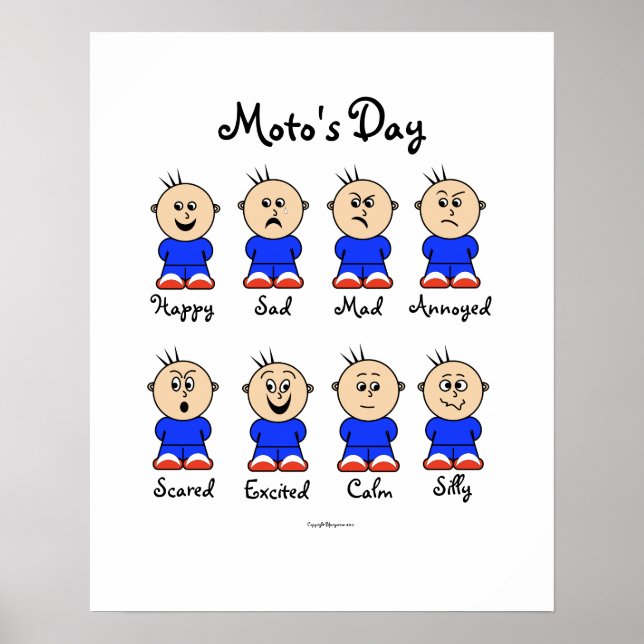 Poster du jour de Moto (Devant)