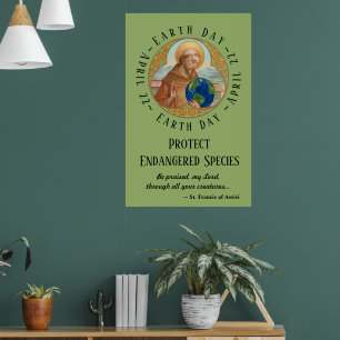 Poster du jour des terres et de Saint François d'A