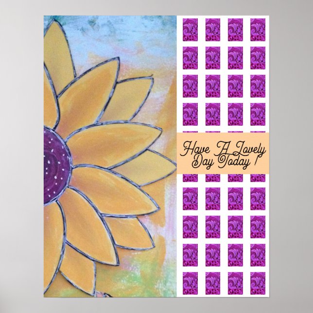 Poster du Jour du tournesol (Devant)