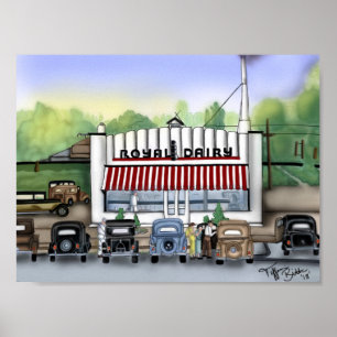Poster Du "La laiterie grand grand-papa et le magasin de