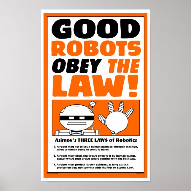 Poster du lac d'automne "ROBOT LAW" (Devant)