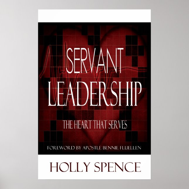 Poster du leadership du serviteur (Devant)