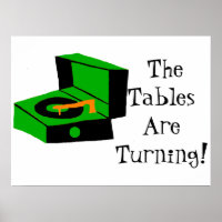 Poster du lecteur de disques rétros