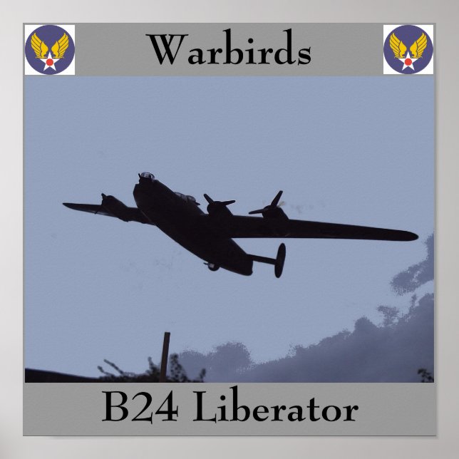 Poster du libérateur B24 (Devant)