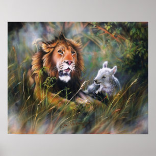 Poster du lion et de l'agneau