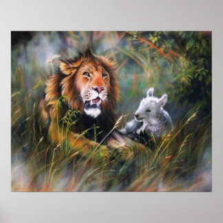 Poster du lion et de l'agneau