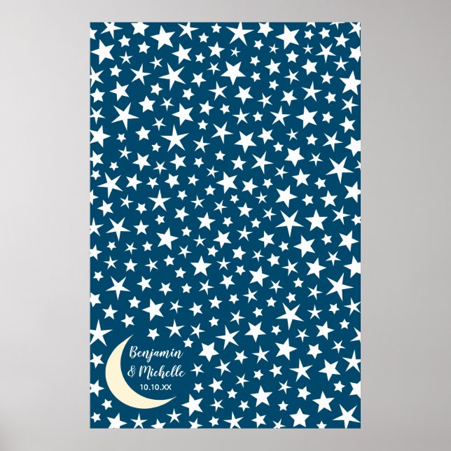 Poster du livre d'hôtes Starry Night - 250 espaces (Devant)
