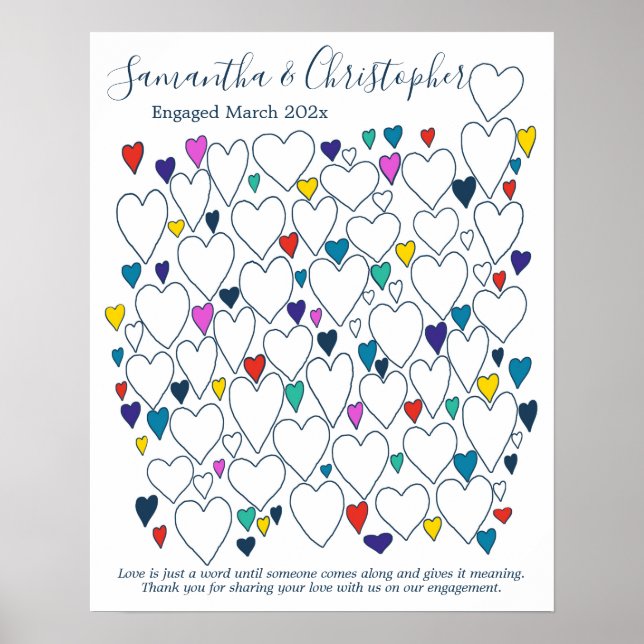 Poster du livre d'invité de la partie Engagement (Devant)