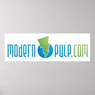 Poster du logo de la pâte moderne