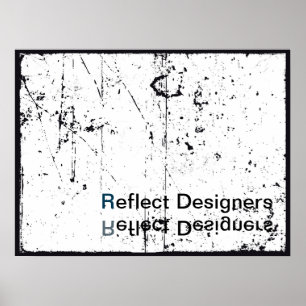 Poster du logo de l'entreprise - Reflect Designers