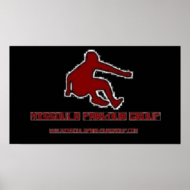 Poster du logo du groupe Missoula Parkour (Devant)