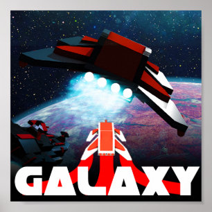 Poster du logo Galaxy