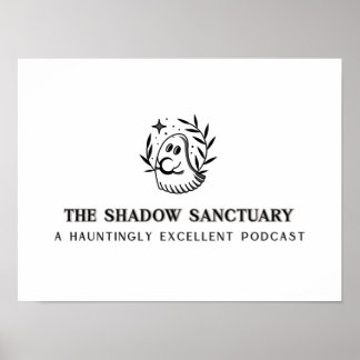 Poster du logo noir et gris
