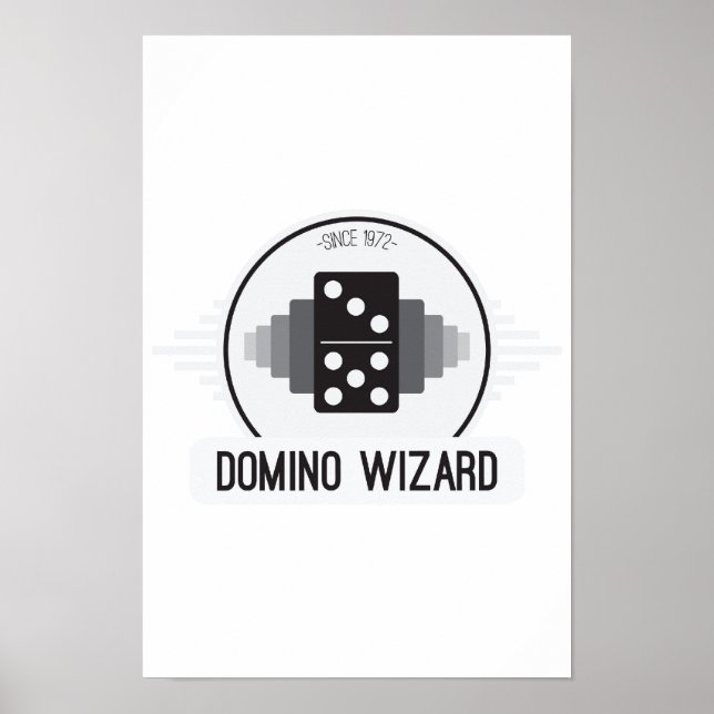 Poster du logo officiel de Domino Wizard (Devant)